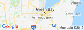 Ashwaubenon map